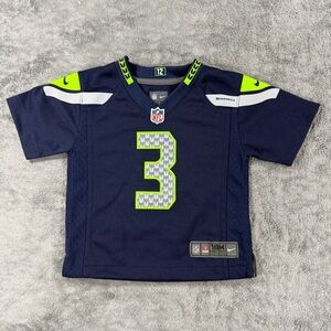 Nike NFL On Field Seattle Seahawks Russell Wilson #3 Football Jersey 18 Months